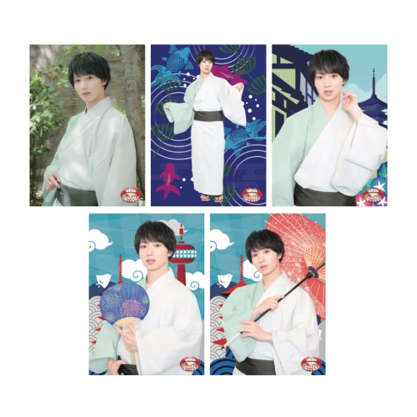 プロマイド5枚セットB（植田圭輔）京都ver.